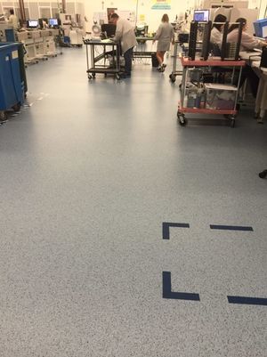 Staticworx EC Rubber in a Class 0 facility