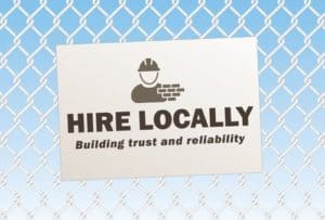 Hire locally