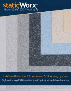 Thumbnail of the front page of the LabCon ESD vinyl brochure