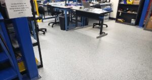Installation of GroundLock Extreme interlocking ESD tile at Alten Technology USA_