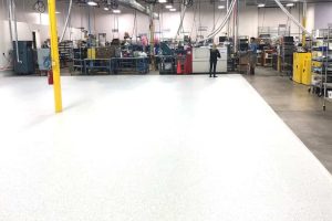 Advanced Motion Controls Installation – Groundlock Interlocking ESD Tile An ongoing installation of Groundlock interlocking ESD tile